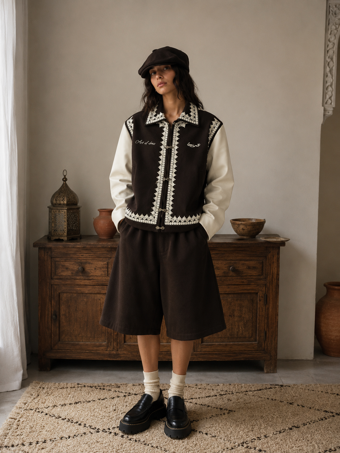 MOROCCAN CAFTAN BOMBER