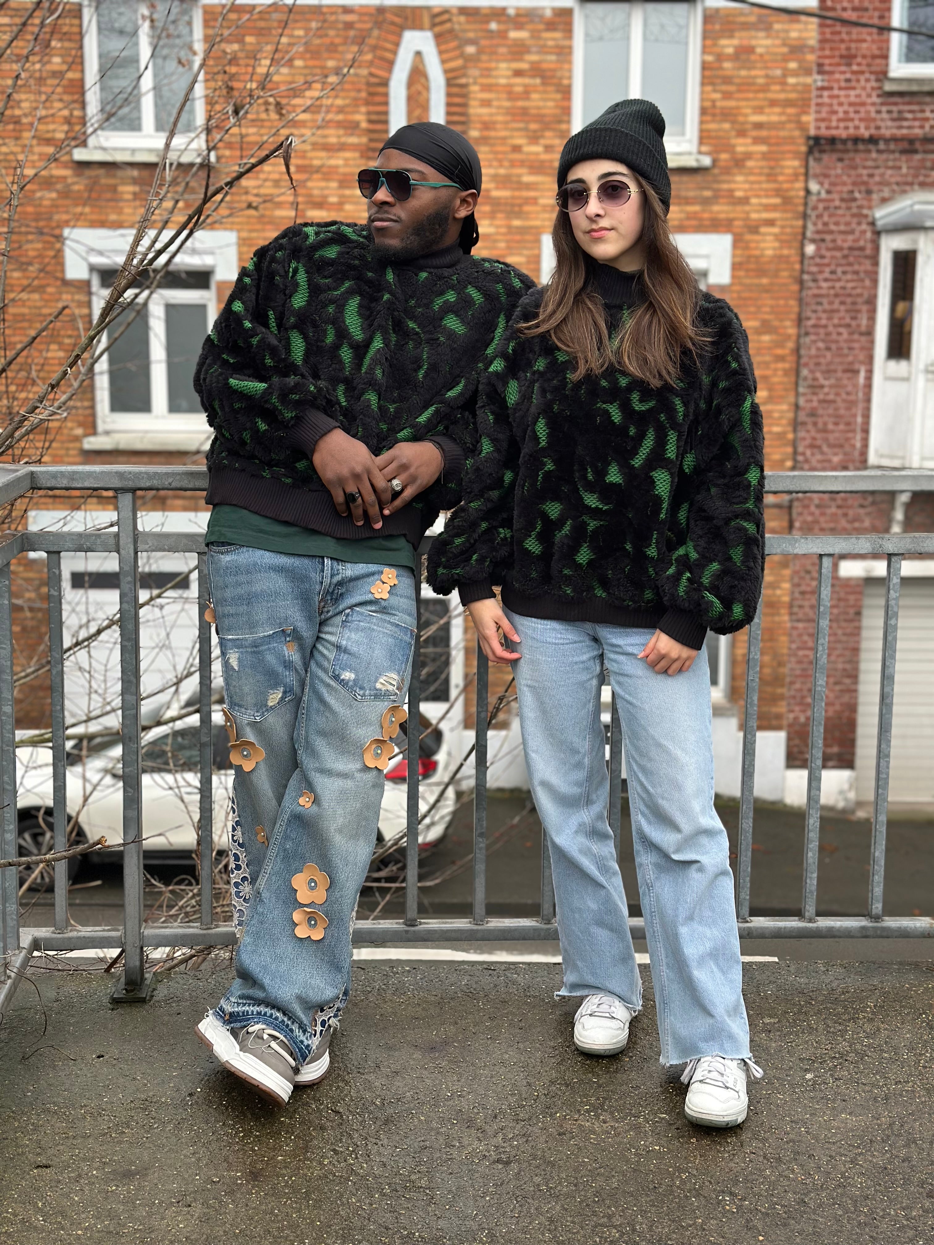 GREEN VOLCANIC SWEATER