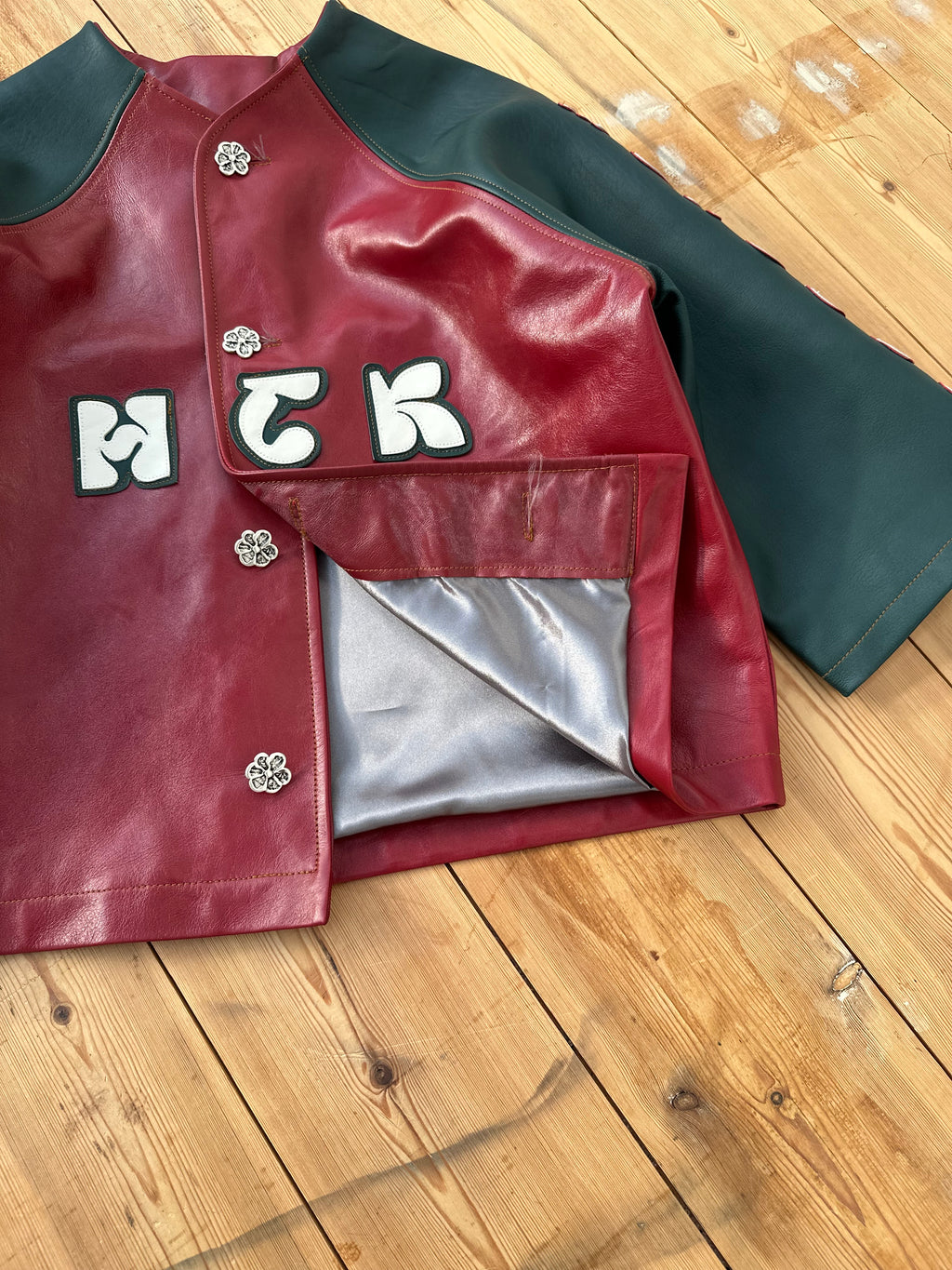 LEATHER MOROCCAN JERSEY