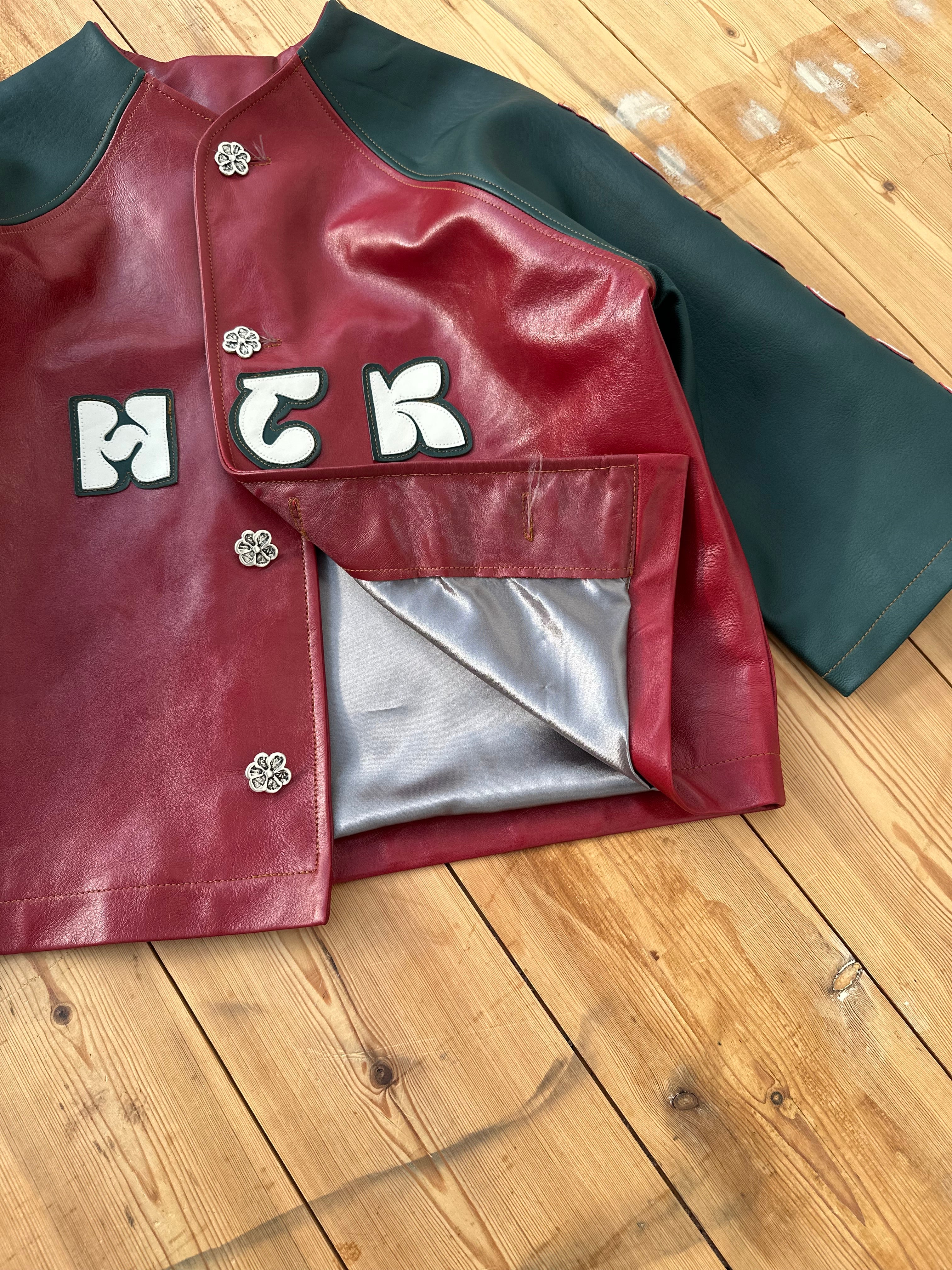 LEATHER MOROCCAN JERSEY