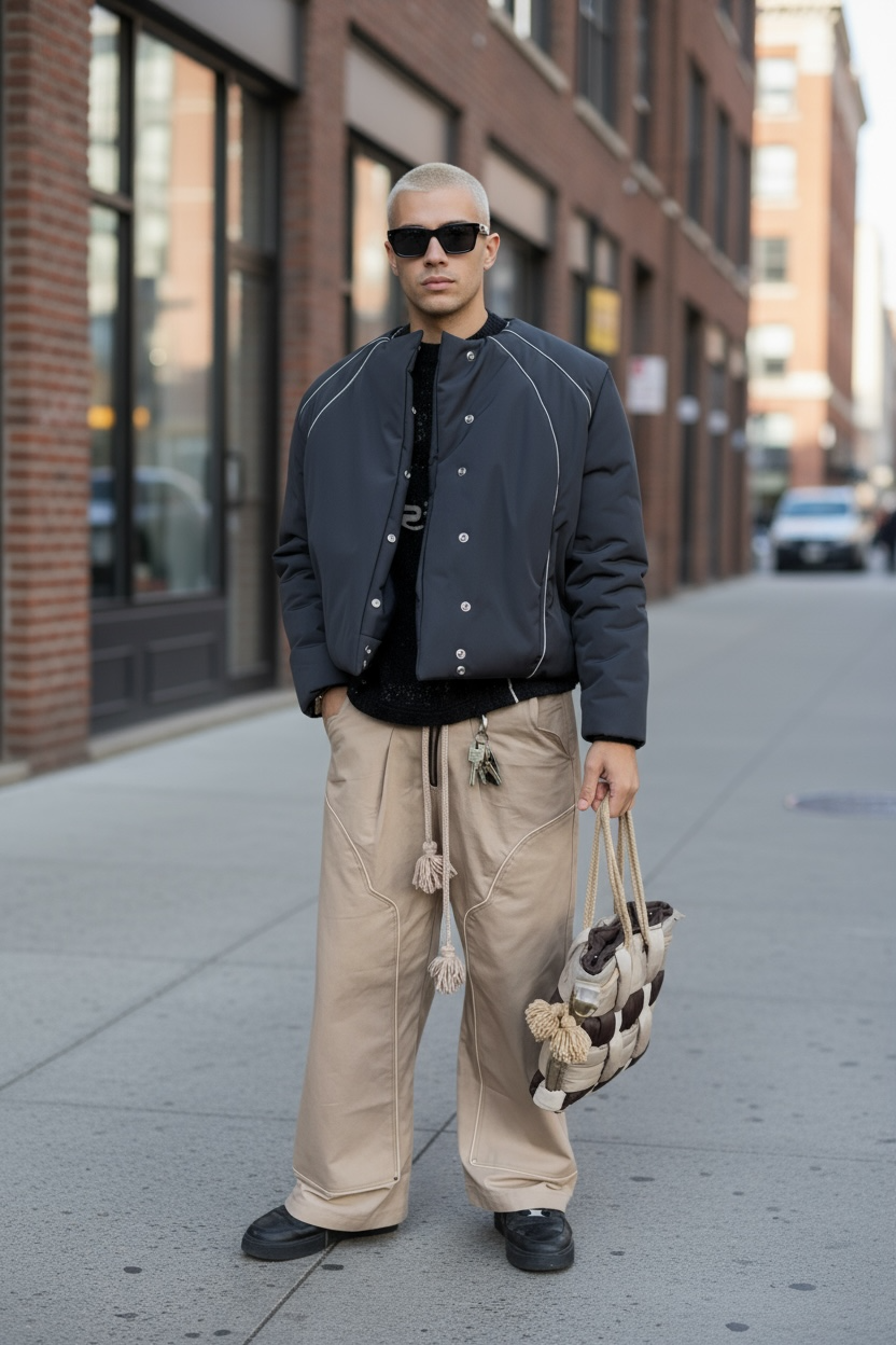 GREY RÉFLECTIF PUFFER