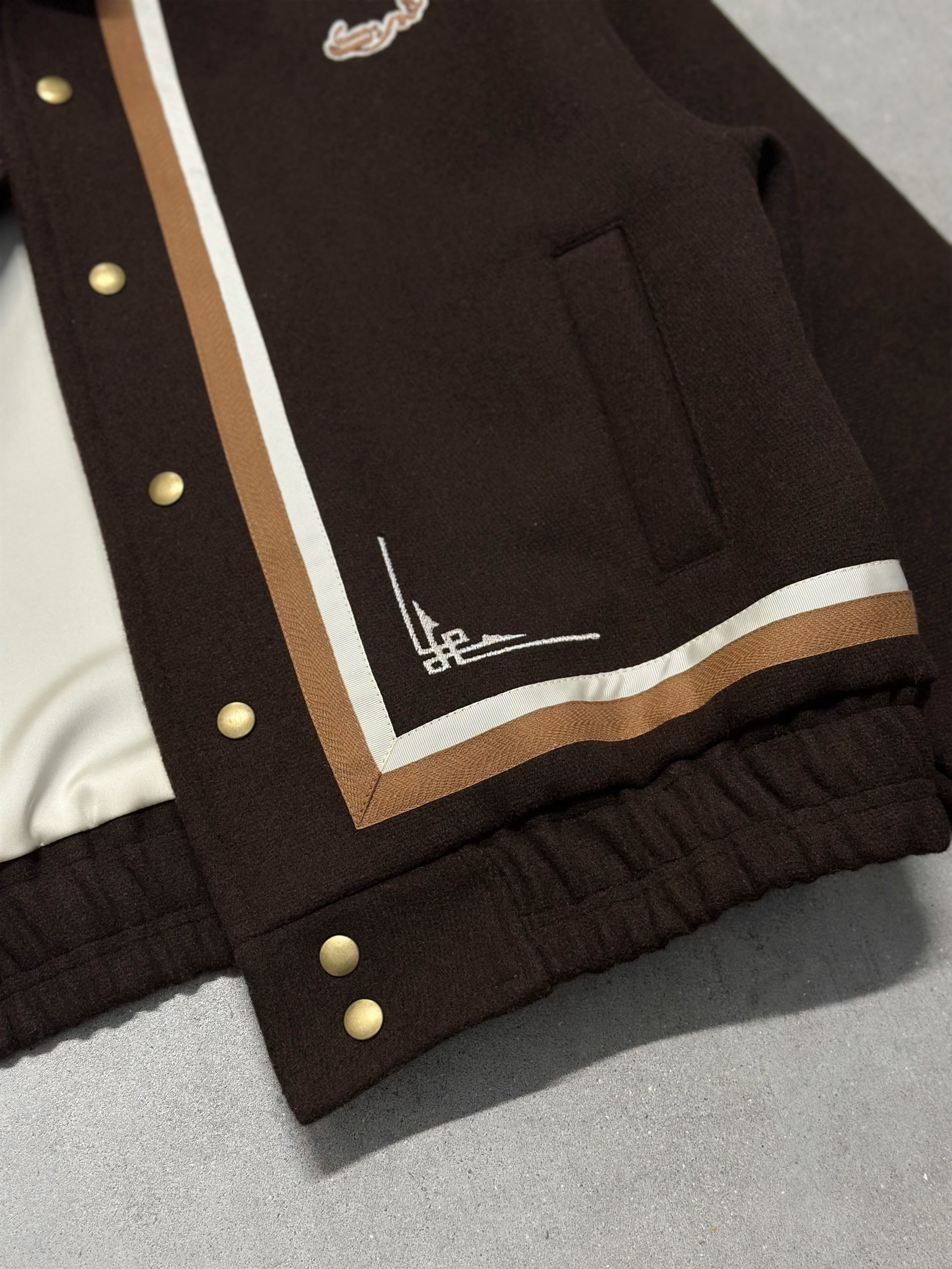 BROWN MOROCCAN BOMBER