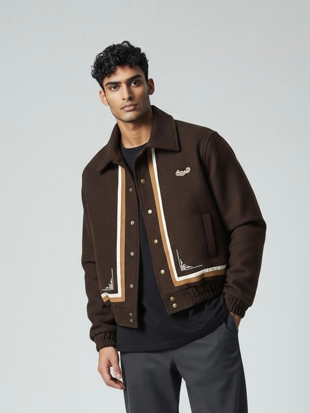 BROWN MOROCCAN BOMBER