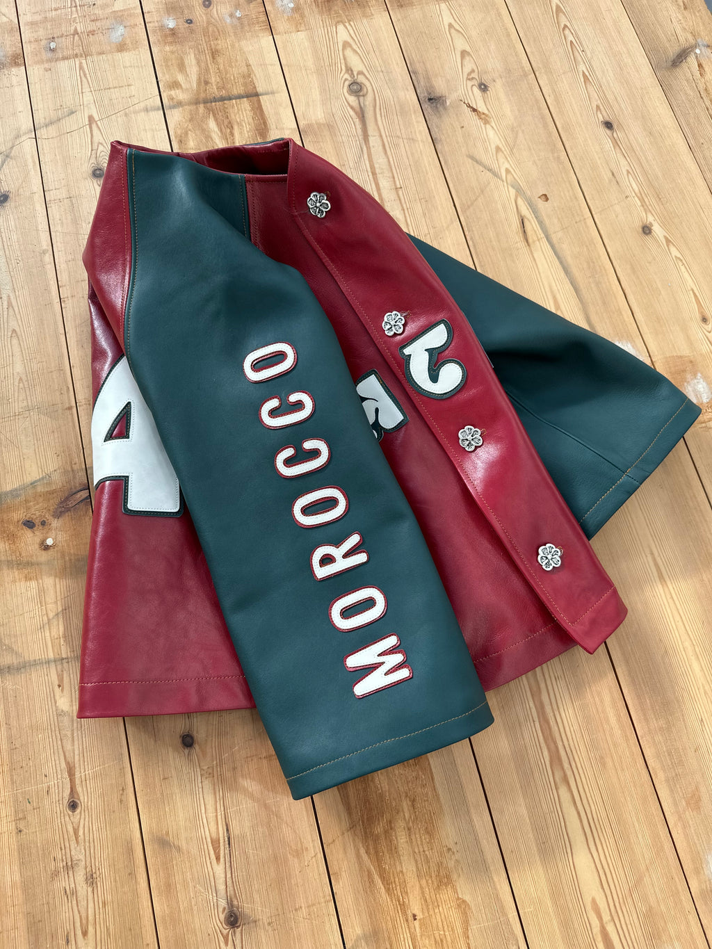 LEATHER MOROCCAN JERSEY