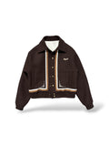 BROWN MOROCCAN BOMBER