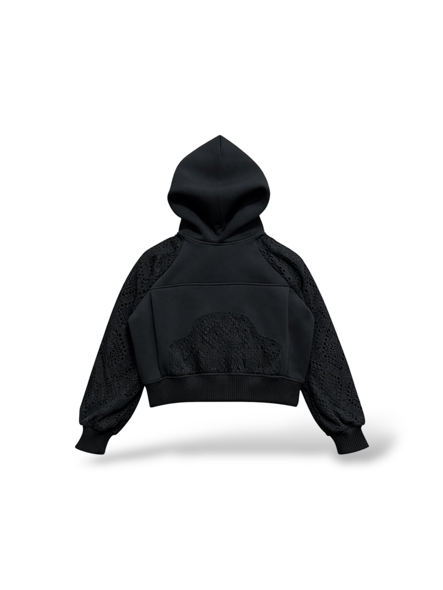 BLACK FLOWERS HOODIE
